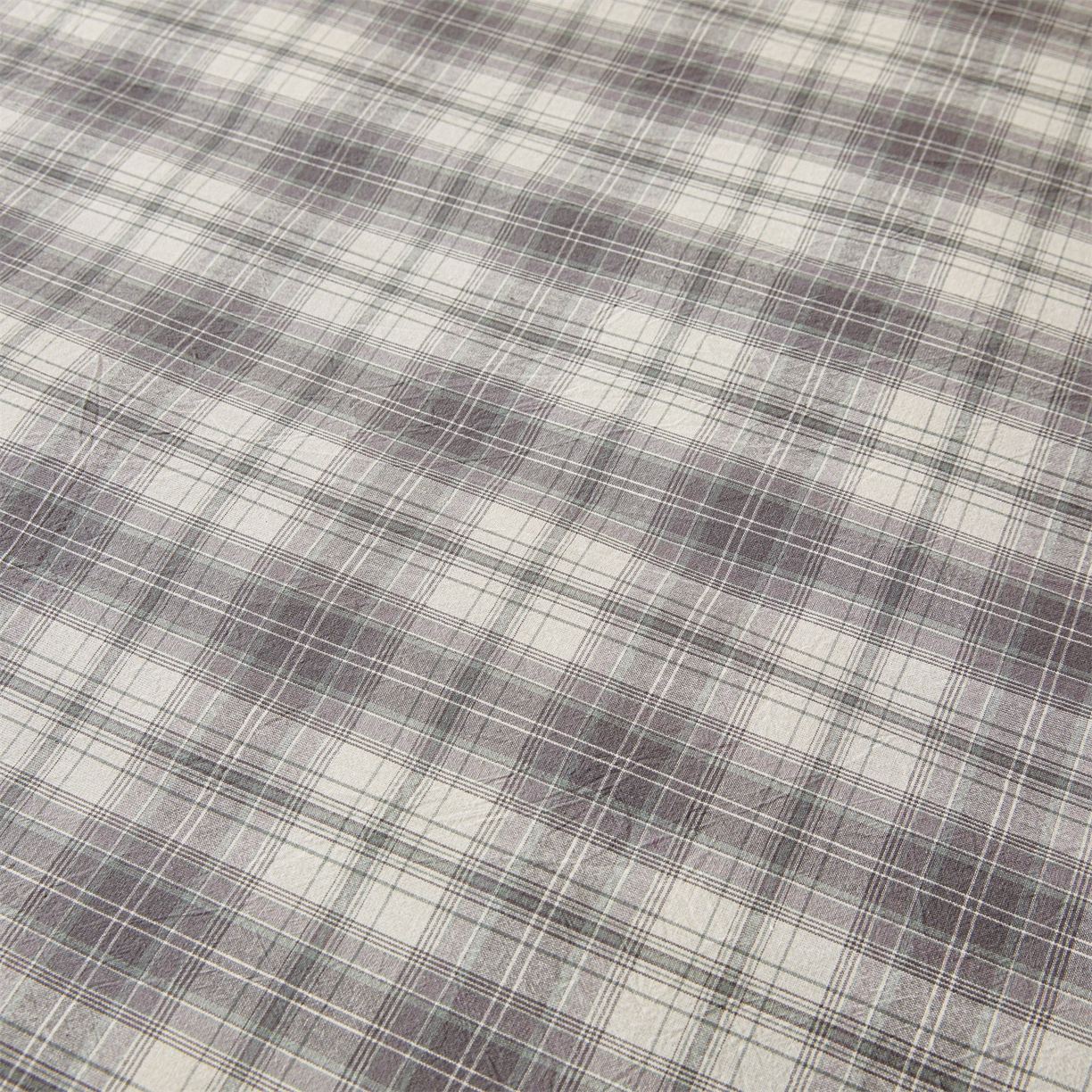 91家纺网 家纺一手货源 找家纺 梵蒂莎 2025新款可拆卸棉花被（场景2） 浅灰格影