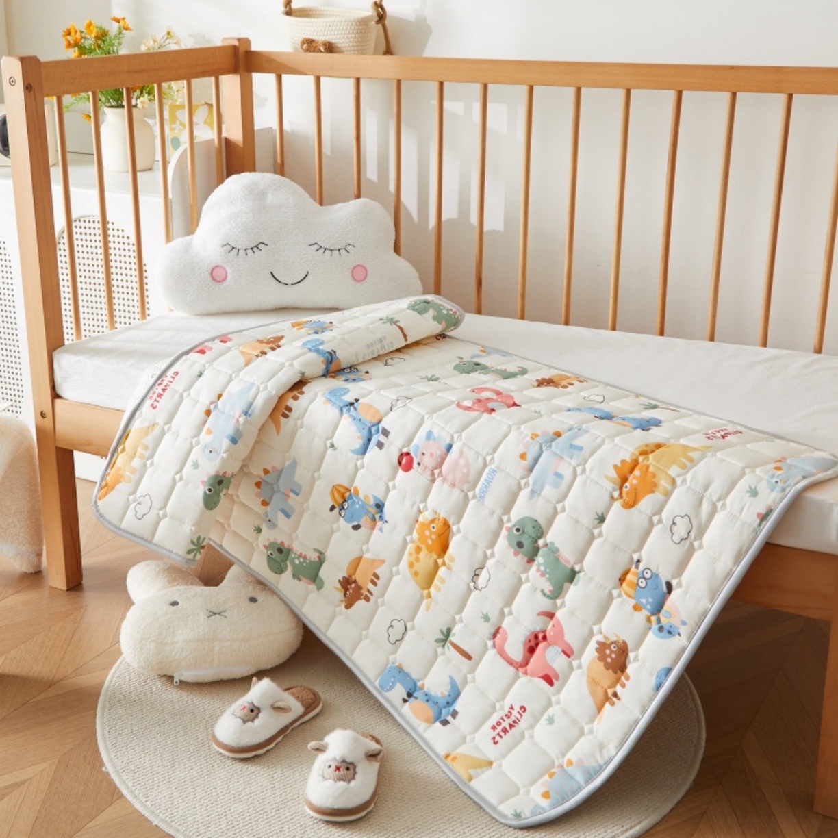 91家纺网 家纺一手货源 找家纺 （总）奇丝雅 2025新款A类全棉棉花婴儿薄床垫幼儿园床褥子儿童专用小宝宝拼接四季通用午睡垫被午托入学