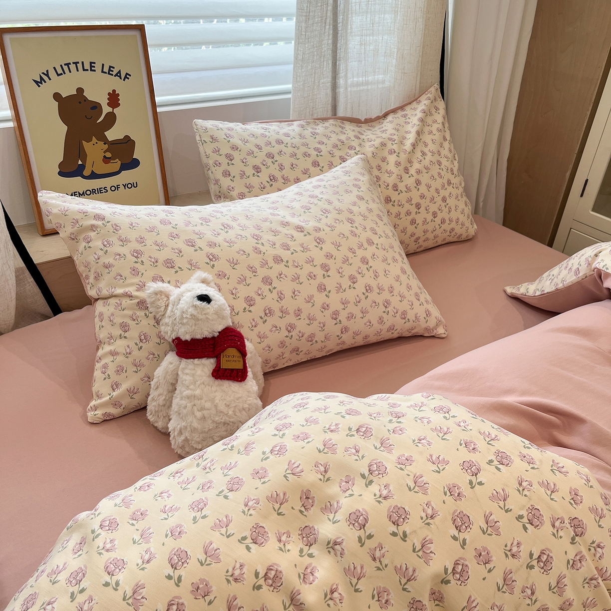 91家纺网 家纺一手货源 找家纺 （总）金梦拉家纺 2025新款A类提花人字纹小布袋款四件套