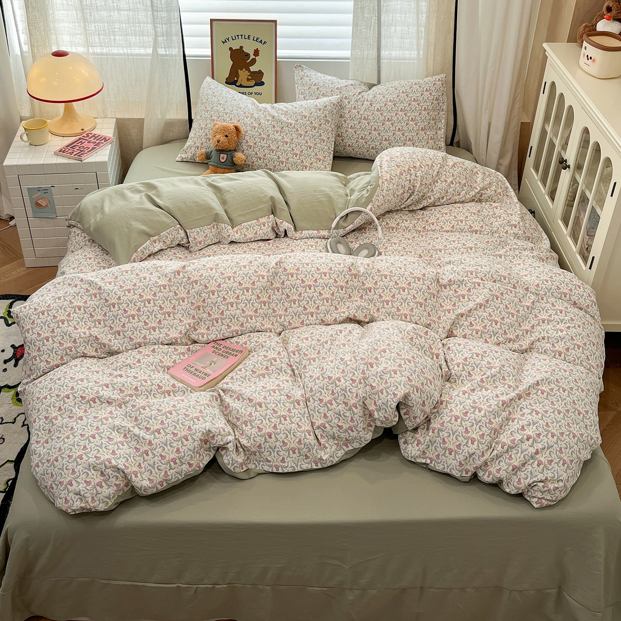 91家纺网 家纺一手货源 找家纺 （总）金梦拉家纺 2025新款A类提花人字纹小布袋款四件套