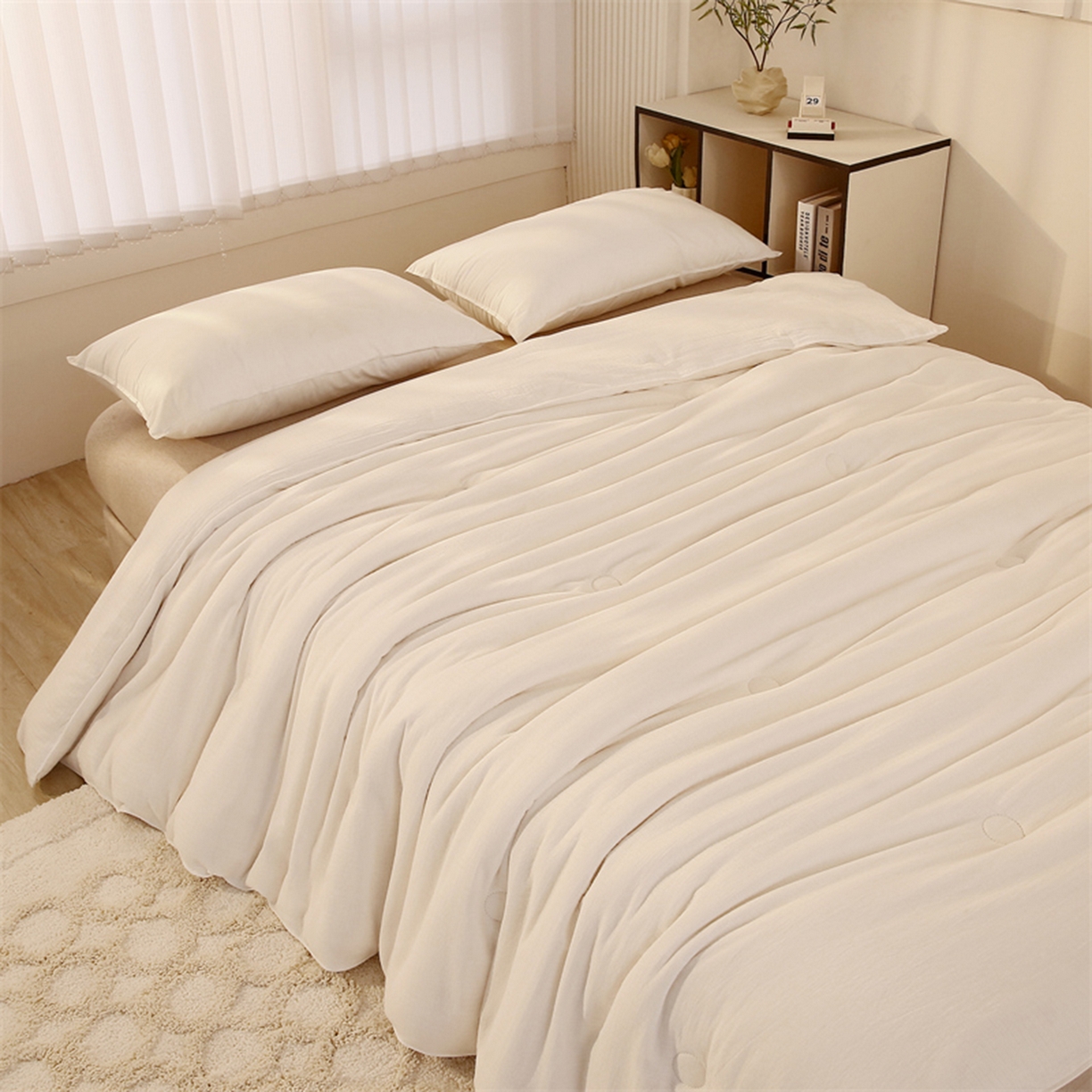 91家纺网 家纺一手货源 找家纺 （总）一博家纺 2025新款A类纯棉新疆长绒棉花被子被芯