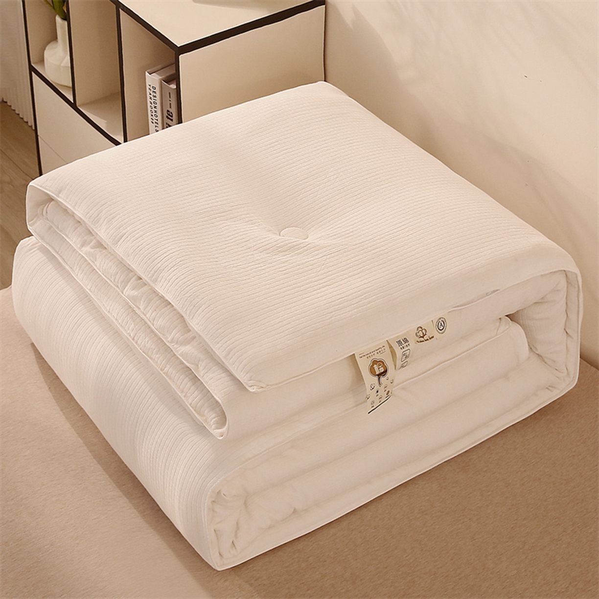 91家纺网 家纺一手货源 找家纺 （总）一博家纺 2025新款A类纯棉新疆长绒棉花被子被芯