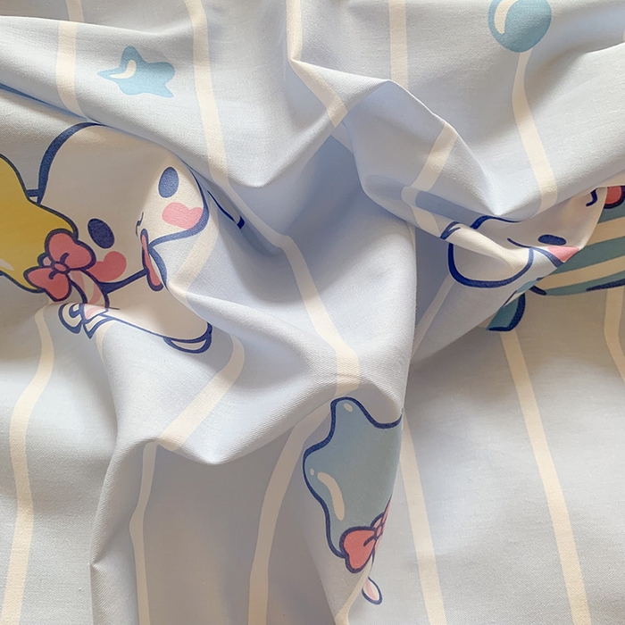 91家纺网 家纺一手货源 找家纺 玉元坊 2025新款三丽鸥系列 纯棉床单全棉床裙三四件套 基础款 星星大耳狗【简约款】