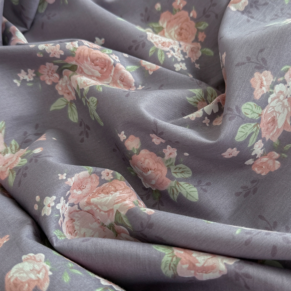 91家纺网 家纺一手货源 找家纺 壹贝家纺 2025新款A类印花全棉床笠 繁花