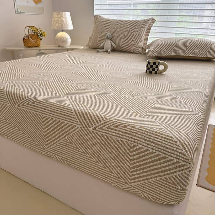 91家纺网 家纺一手货源 找家纺 壹贝家纺 2025新款A类印花全棉床笠 卢卡斯