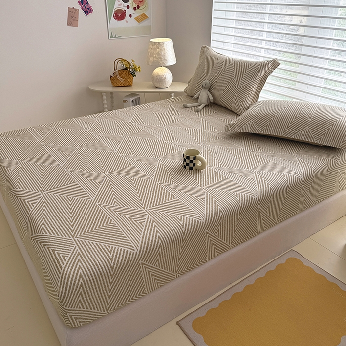 91家纺网 家纺一手货源 找家纺 壹贝家纺 2025新款A类印花全棉床笠 卢卡斯