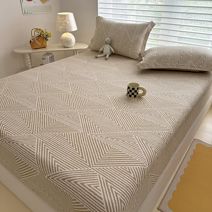 91家纺网 家纺一手货源 找家纺 壹贝家纺 2025新款A类印花全棉床笠 卢卡斯