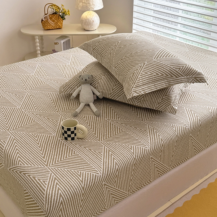 91家纺网 家纺一手货源 找家纺 壹贝家纺 2025新款A类印花全棉床笠 卢卡斯