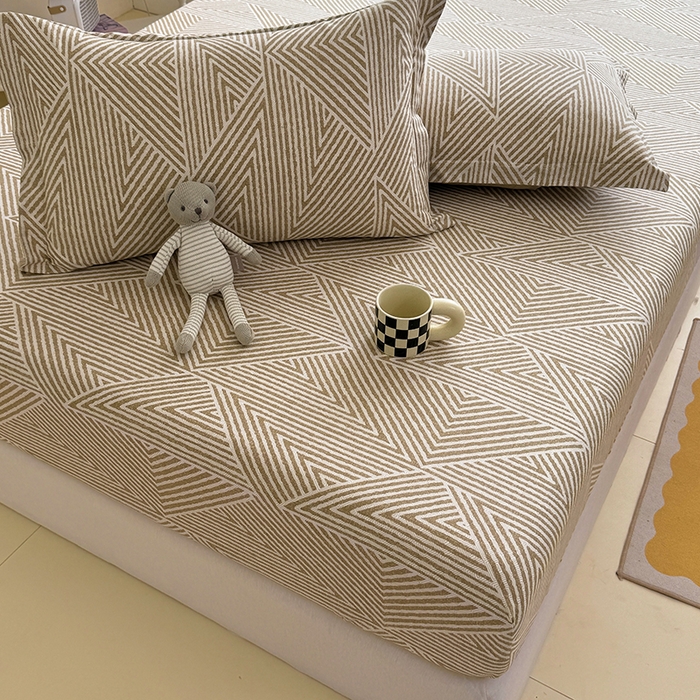 91家纺网 家纺一手货源 找家纺 壹贝家纺 2025新款A类印花全棉床笠 卢卡斯