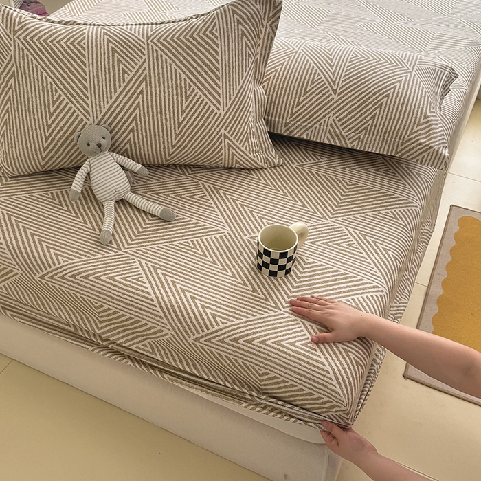 91家纺网 家纺一手货源 找家纺 壹贝家纺 2025新款A类印花全棉床笠 卢卡斯