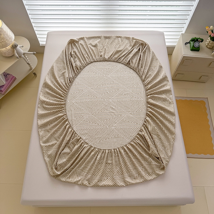 91家纺网 家纺一手货源 找家纺 壹贝家纺 2025新款A类印花全棉床笠 卢卡斯