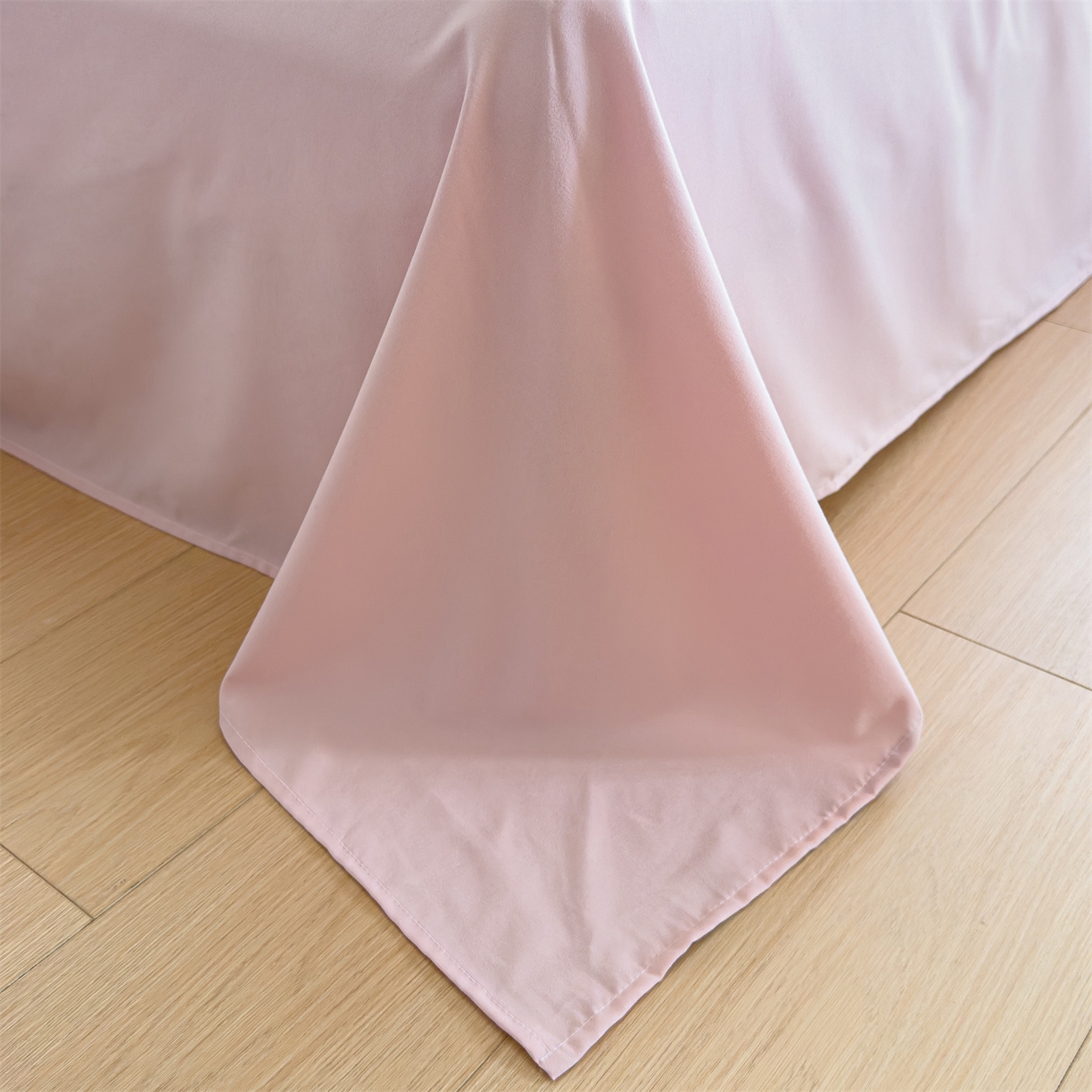 91家纺网 家纺一手货源 找家纺 梦庭帛美 2025新款韩版公主风可乐泡泡纱四件套 奶油黄