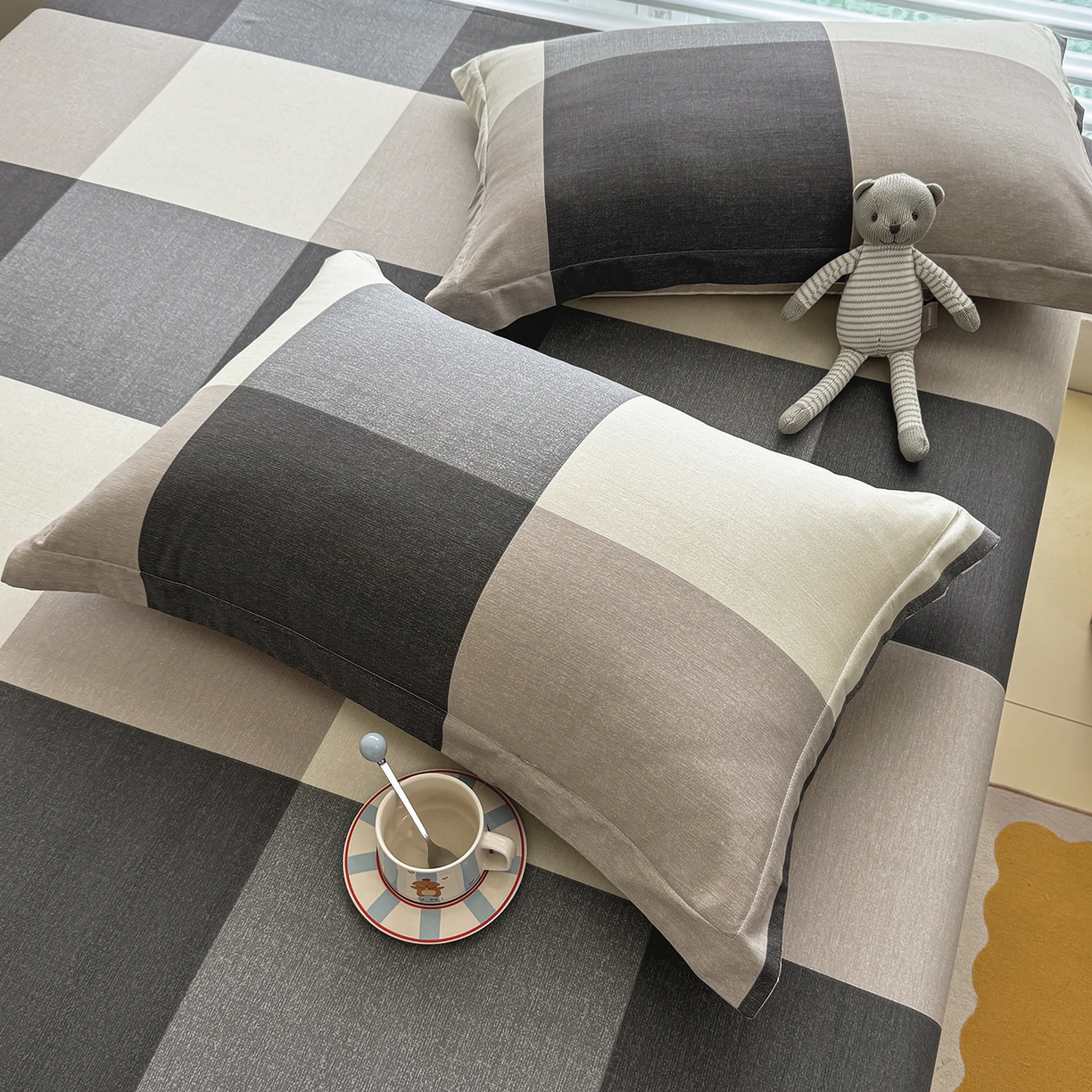 91家纺网 家纺一手货源 找家纺 壹贝家纺 2025新款A类印花全棉床笠 南山南