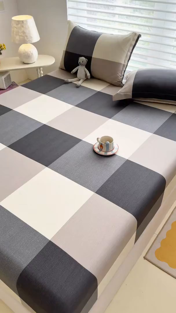 91家纺网 家纺一手货源 找家纺 壹贝家纺 2025新款A类印花全棉床笠 南山南