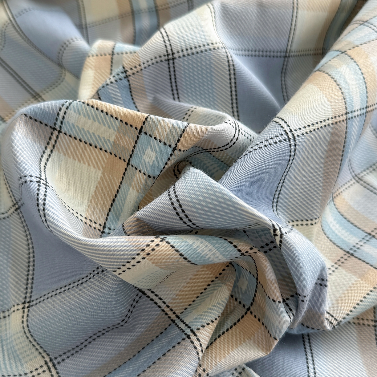 91家纺网 家纺一手货源 找家纺 壹贝家纺 2025新款A类印花全棉床笠 品质生活-兰