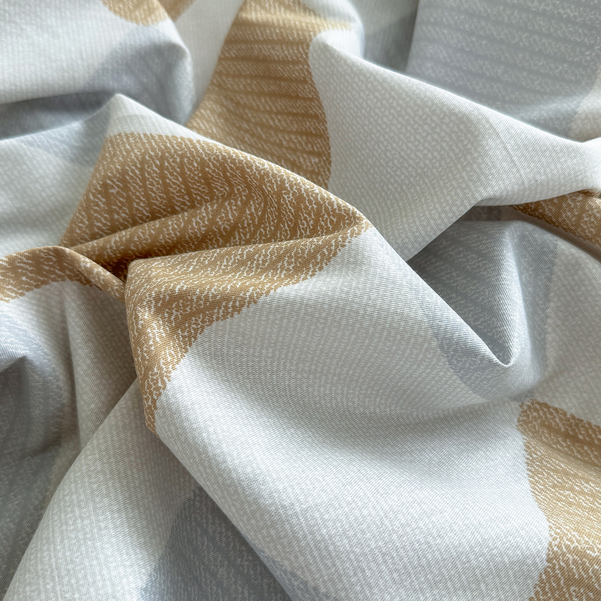 91家纺网 家纺一手货源 找家纺 壹贝家纺 2025新款A类印花全棉床笠 瑞吉斯-黄