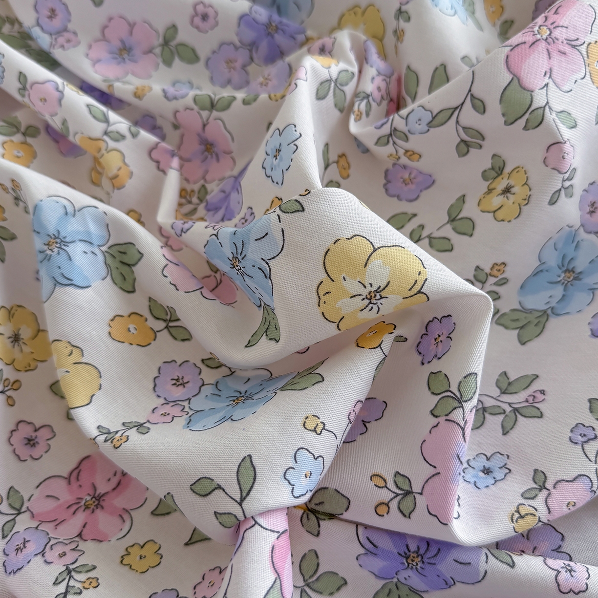 91家纺网 家纺一手货源 找家纺 壹贝家纺 2025新款A类印花全棉床笠 小美满