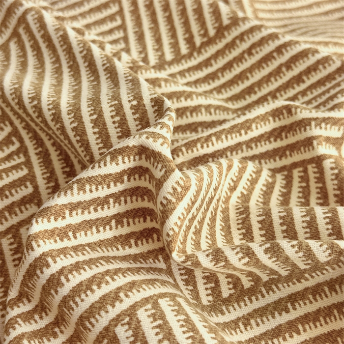 91家纺网 家纺一手货源 找家纺 简约 2025新款全棉四件套活性生态磨毛四件套 春雅格-咖