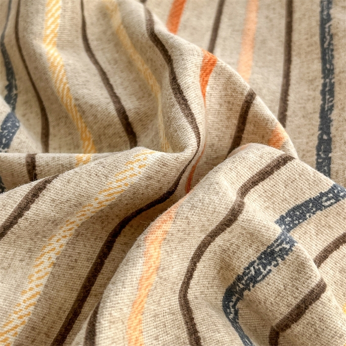 91家纺网 家纺一手货源 找家纺  简约 2025新款全棉四件套活性生态磨毛四件套 莫卡迪-桔