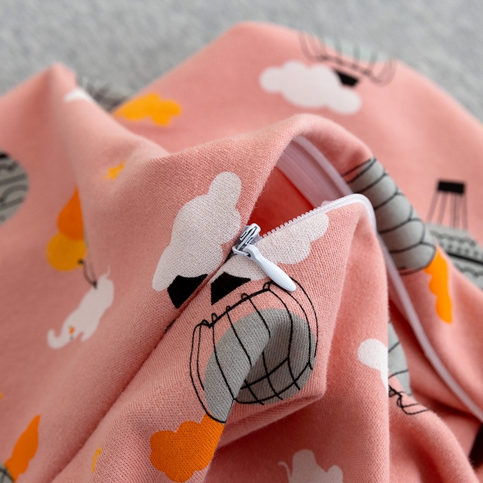 91家纺网 家纺一手货源 找家纺 MOA生态床垫 2025新款儿童乳胶枕 降落伞-豆沙