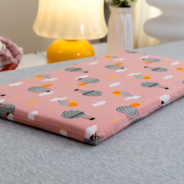 91家纺网 家纺一手货源 找家纺 MOA生态床垫 2025新款儿童乳胶枕 降落伞-豆沙