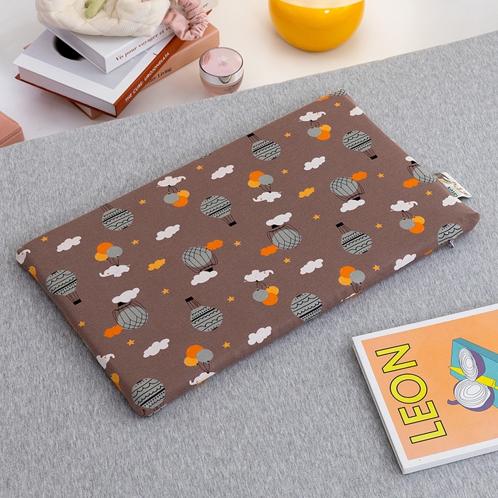 MOA生态床垫 2025新款儿童乳胶枕 降落伞-咖色