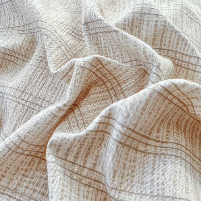 91家纺网 家纺一手货源 找家纺 简约 2025新款全棉四件套活性生态磨毛四件套 轩尼诗-咖