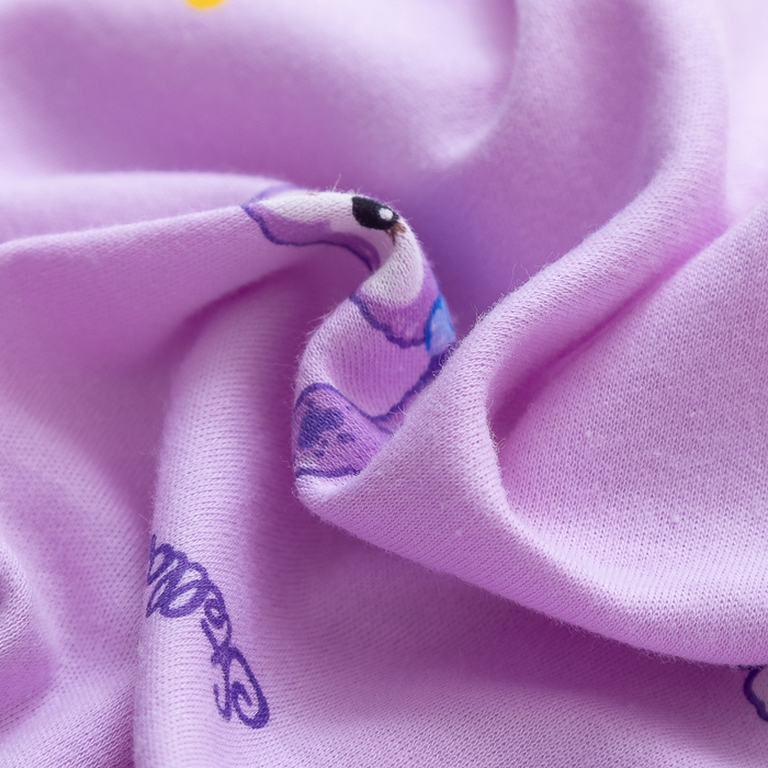 91家纺网 家纺一手货源 找家纺 MOA生态床垫 2025新款儿童乳胶枕 紫色小兔