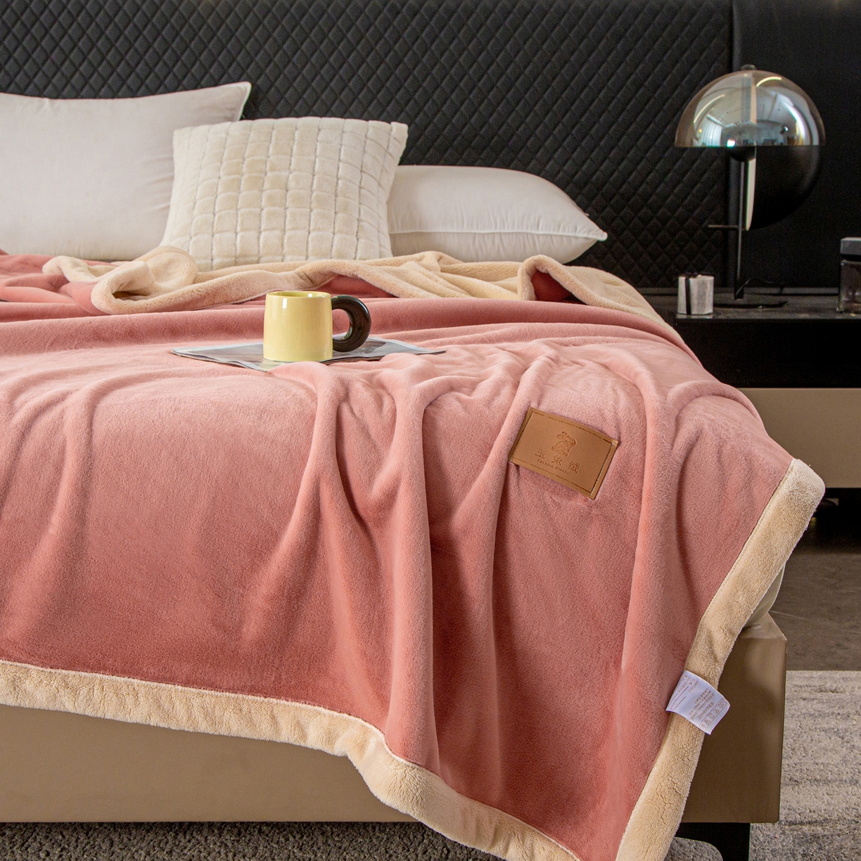 91家纺网 家纺一手货源 找家纺 （总）莱凯家纺 2025新款玉兔绒毛毯系列