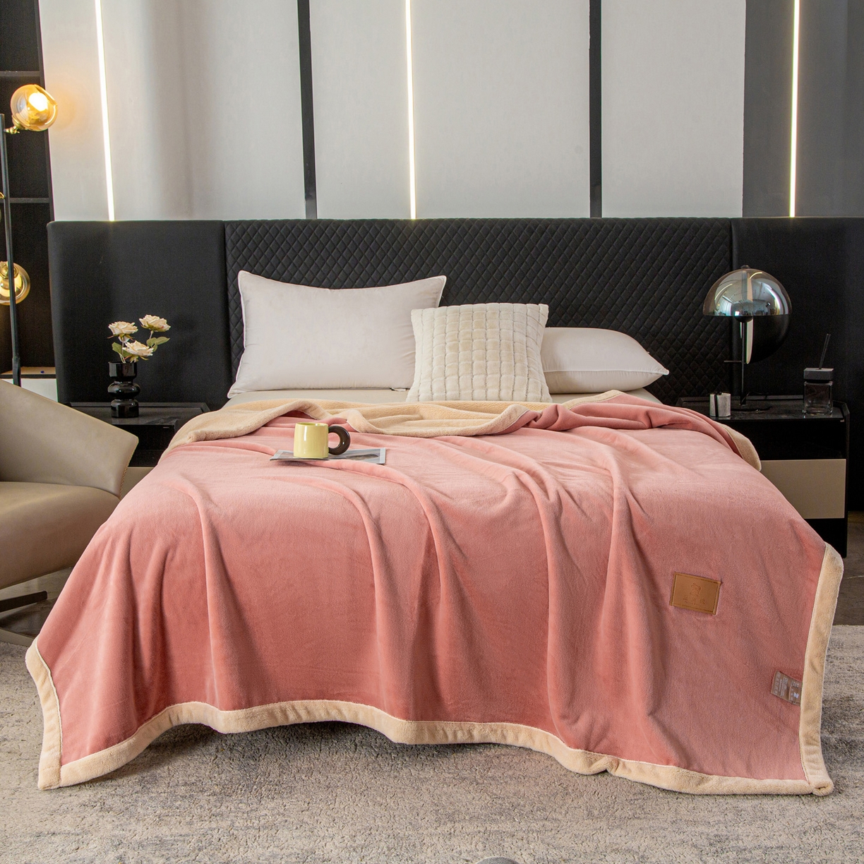 91家纺网 家纺一手货源 找家纺 （总）莱凯家纺 2025新款玉兔绒毛毯系列