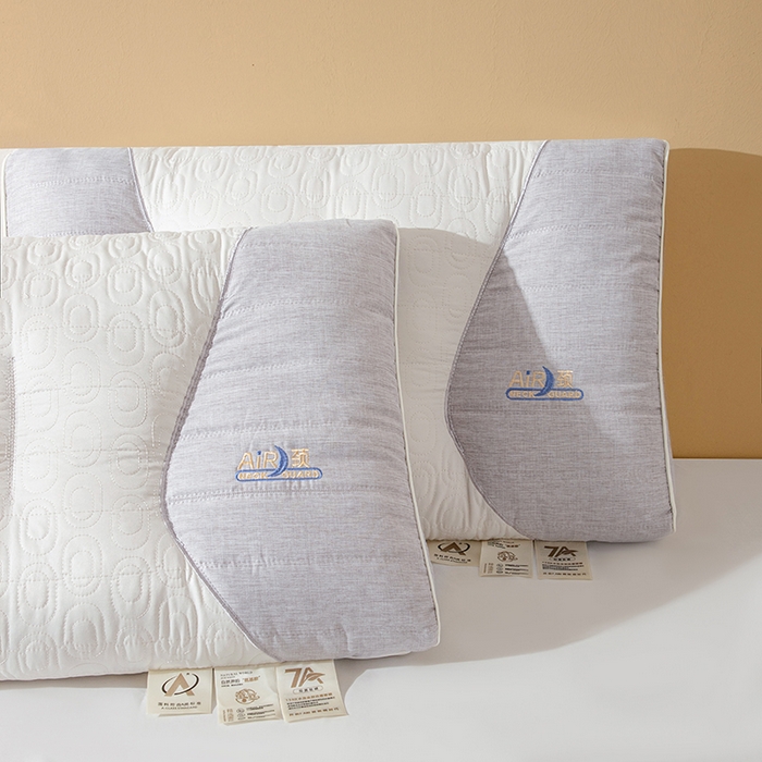 91家纺网 家纺一手货源 找家纺 （总）鼎晟纺 2025新款针织蚕丝护颈云朵枕学生枕头成人枕芯 枕头枕芯