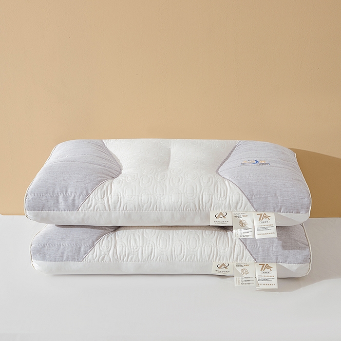 91家纺网 家纺一手货源 找家纺 （总）鼎晟纺 2025新款针织蚕丝护颈云朵枕学生枕头成人枕芯 枕头枕芯