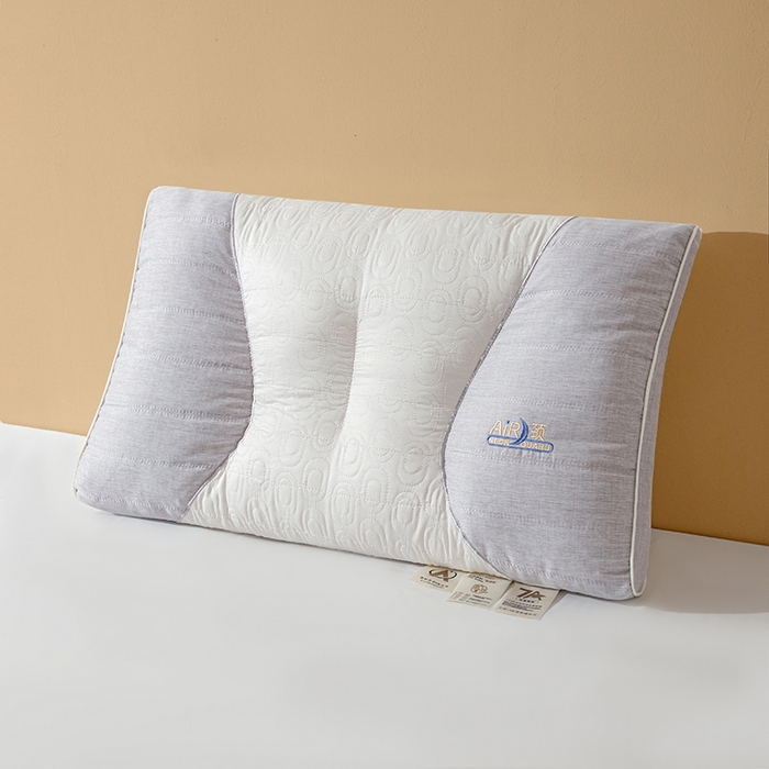 91家纺网 家纺一手货源 找家纺 （总）鼎晟纺 2025新款针织蚕丝护颈云朵枕学生枕头成人枕芯 枕头枕芯