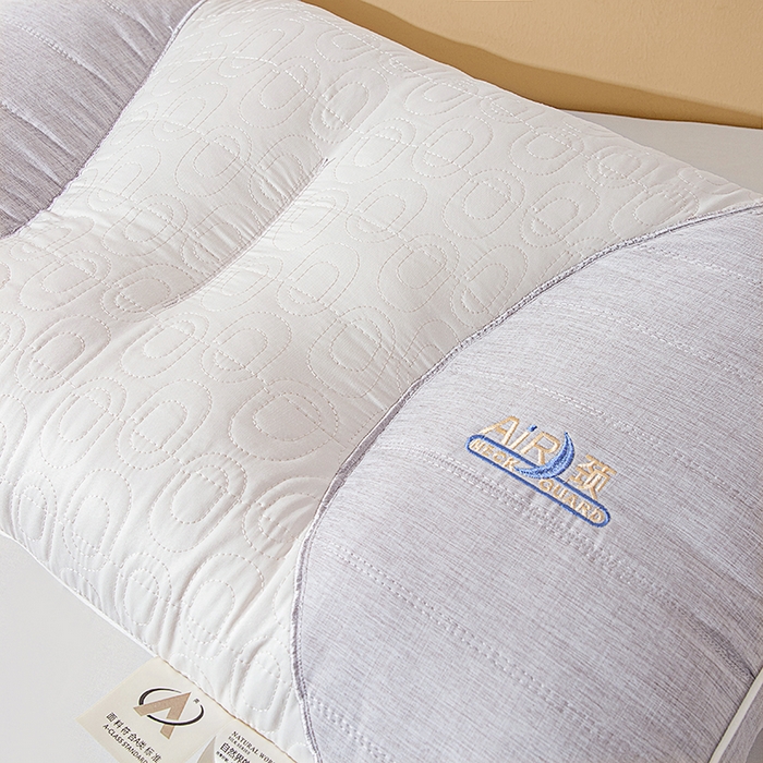 91家纺网 家纺一手货源 找家纺 （总）鼎晟纺 2025新款针织蚕丝护颈云朵枕学生枕头成人枕芯 枕头枕芯