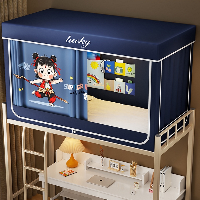 91家纺网 家纺一手货源 找家纺 （总）宜品雅 2025新款大版花学生宿舍遮光蚊帐