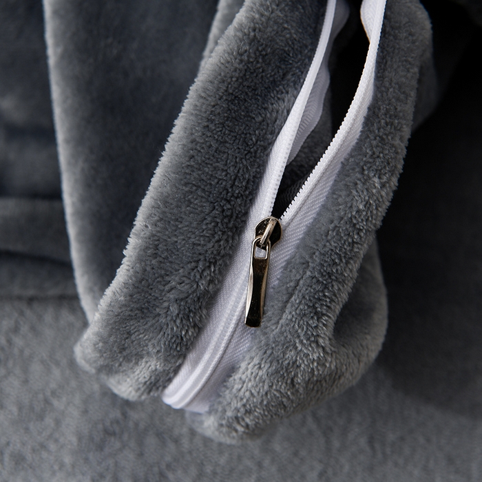 91家纺网 家纺一手货源 找家纺 绣女坊 2025新款高克重牛奶绒刺绣四件套 郁金香-灰