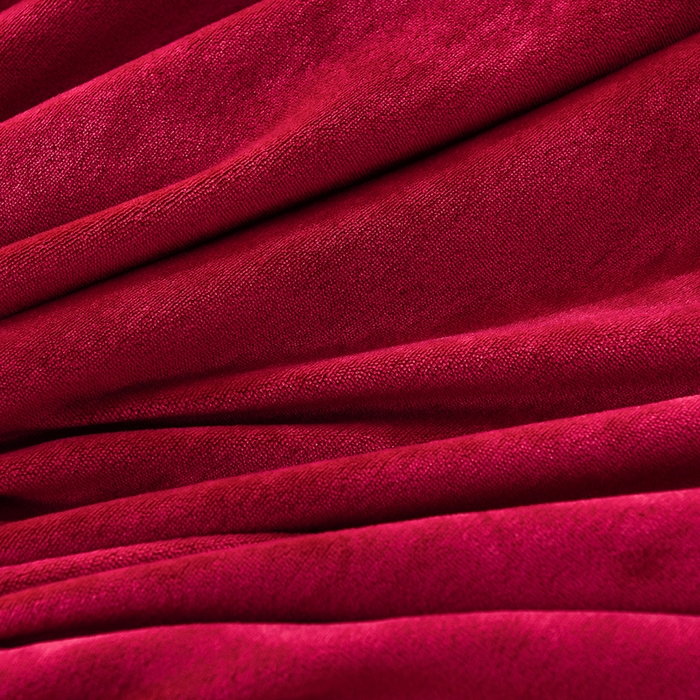 91家纺网 家纺一手货源 找家纺 绣女坊 2025新款高克重牛奶绒刺绣四件套 郁金香-酒红