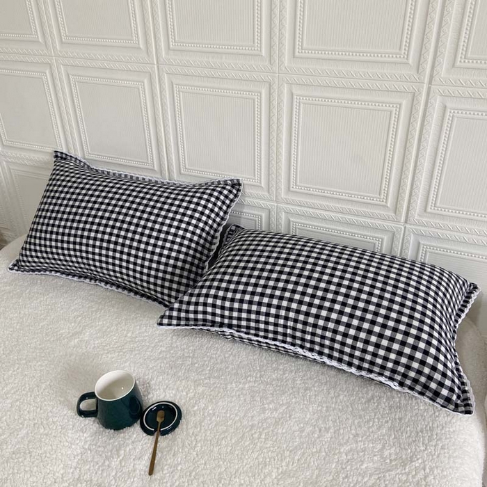 91家纺网 家纺一手货源 找家纺 （总）卡奥家纺 2025新款A类纯棉色织枕套单枕套枕套单件