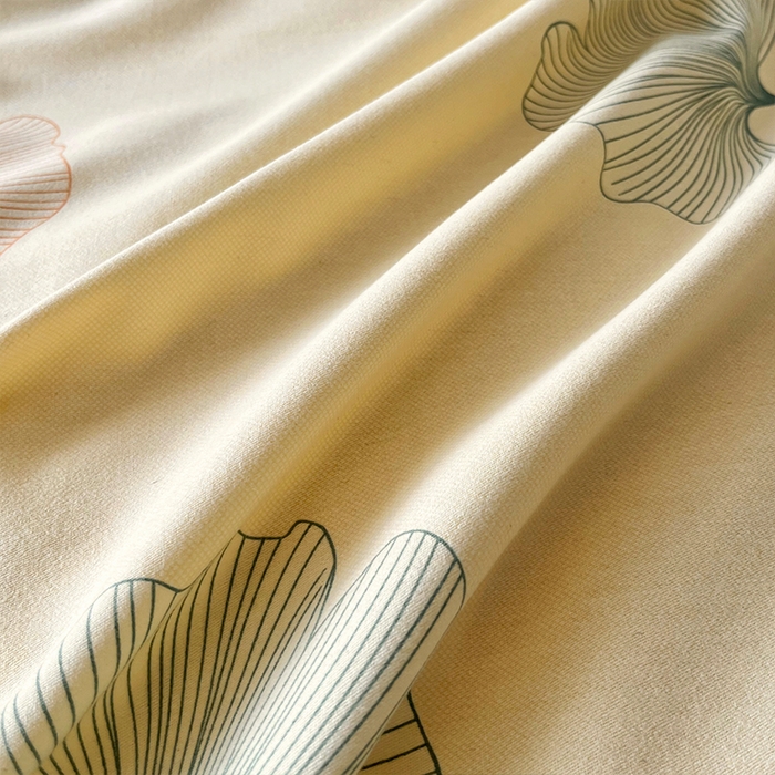 91家纺网 家纺一手货源 找家纺 帛美家纺 2025新款加厚纯棉全棉磨毛印花四件套 一叶知秋