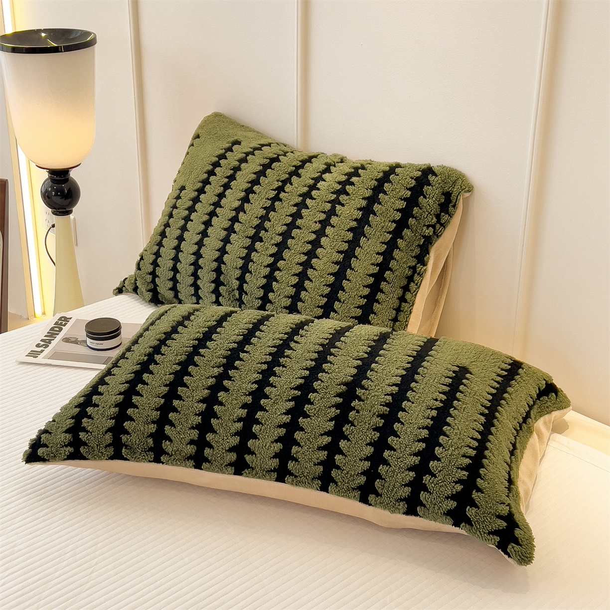 91家纺网 家纺一手货源 找家纺 丝幔家纺 2025新款云杉绒加厚保暖多功能毛毯毯子 杉影毯 绿