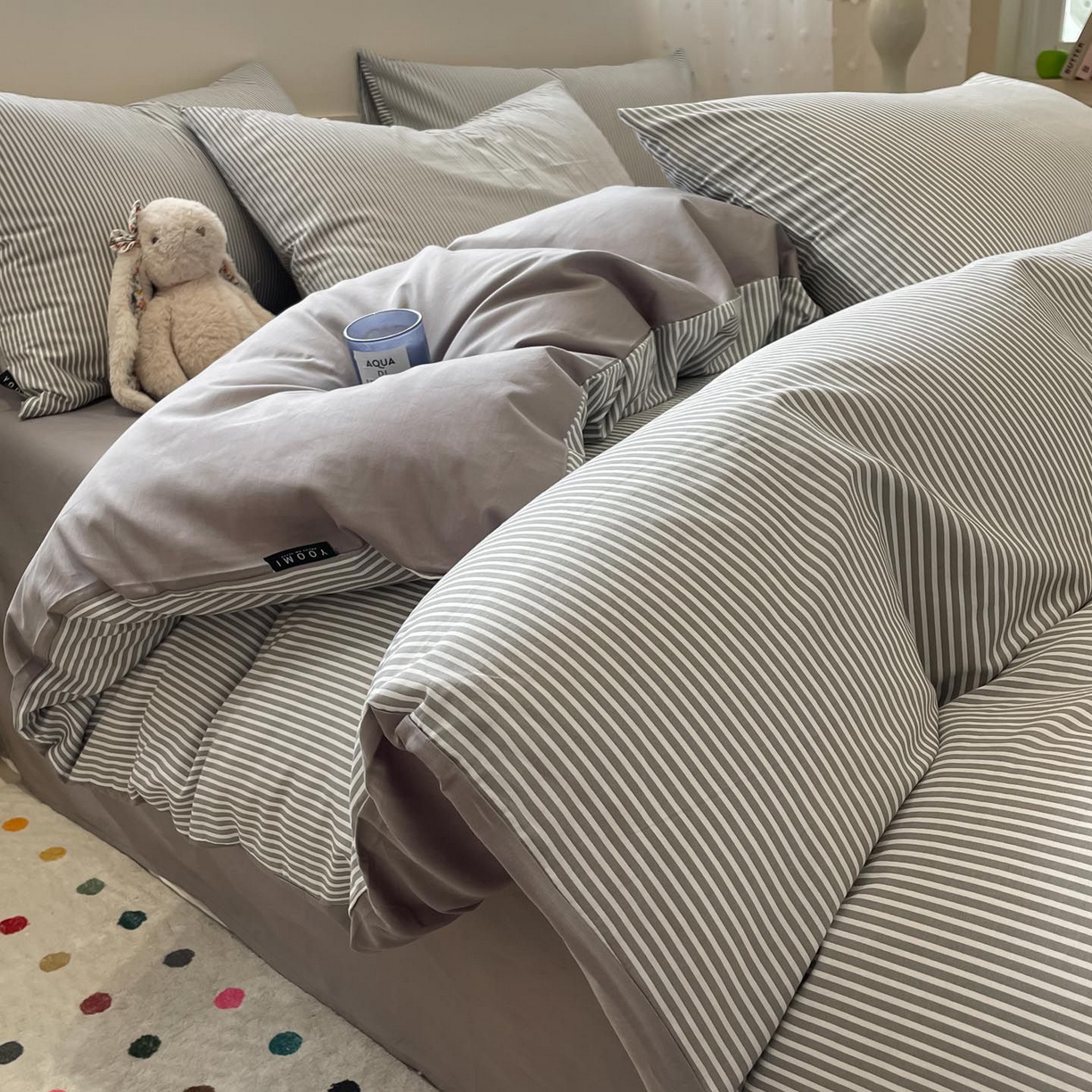 91家纺网 家纺一手货源 找家纺 （总）涵宸家纺 2025新款全棉简约款四件套