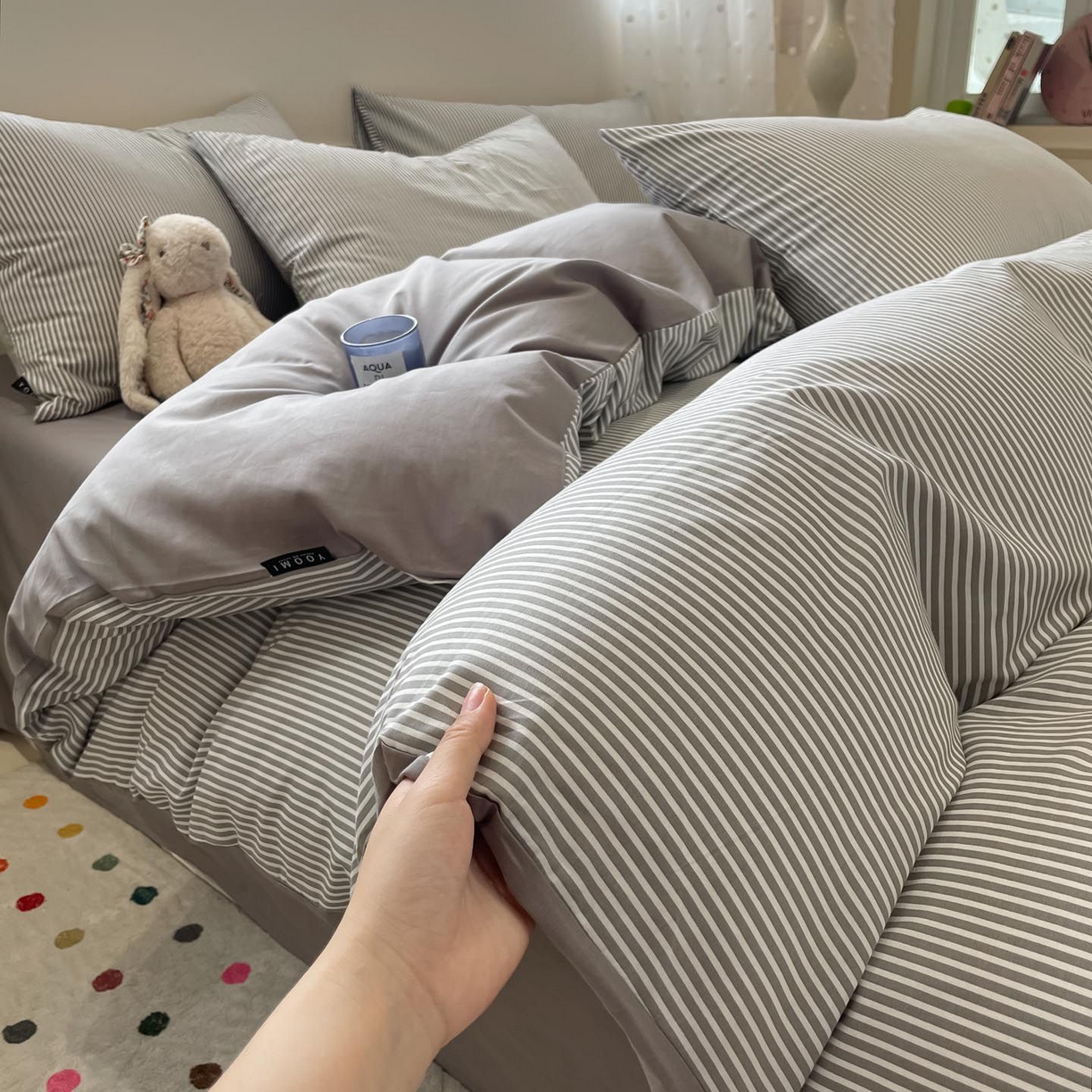 91家纺网 家纺一手货源 找家纺 （总）涵宸家纺 2025新款全棉简约款四件套