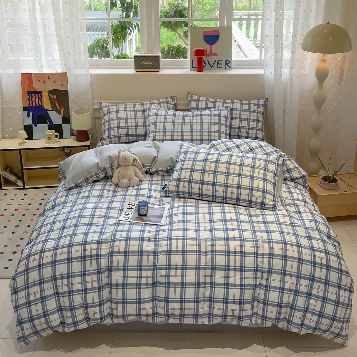 91家纺网 家纺一手货源 找家纺 （总）涵宸家纺 2025新款全棉简约款四件套