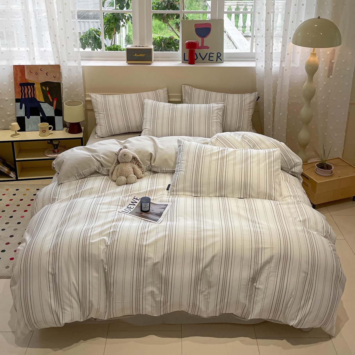 91家纺网 家纺一手货源 找家纺 （总）涵宸家纺 2025新款全棉简约款四件套