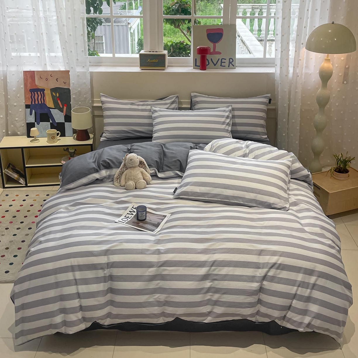 91家纺网 家纺一手货源 找家纺 （总）涵宸家纺 2025新款全棉简约款四件套