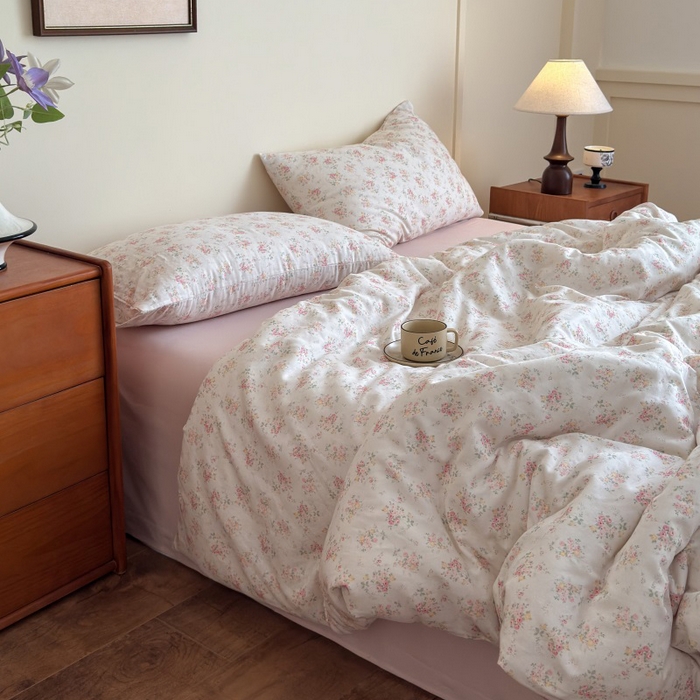 91家纺网 家纺一手货源 找家纺 （总）亿梵家居 2025新款全棉纯棉双层纱床盖三件套A类母婴级纯棉床盖炕盖夹棉床单