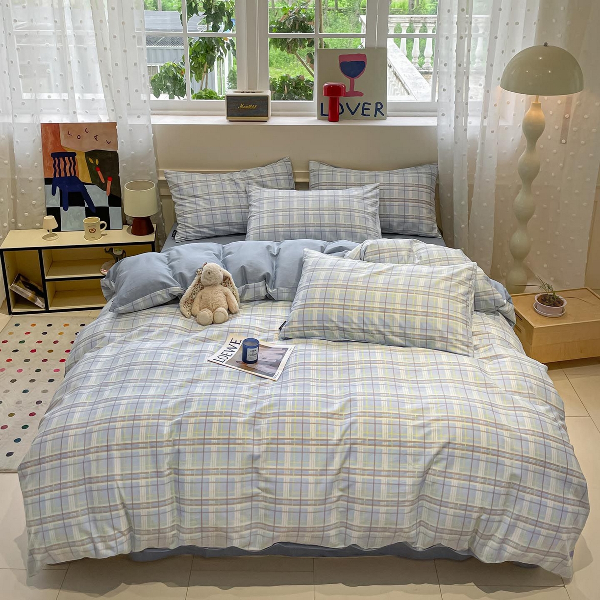 91家纺网 家纺一手货源 找家纺 （总）涵宸家纺 2025新款全棉简约款四件套