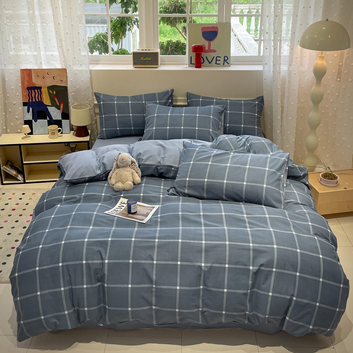 91家纺网 家纺一手货源 找家纺 （总）涵宸家纺 2025新款全棉简约款四件套