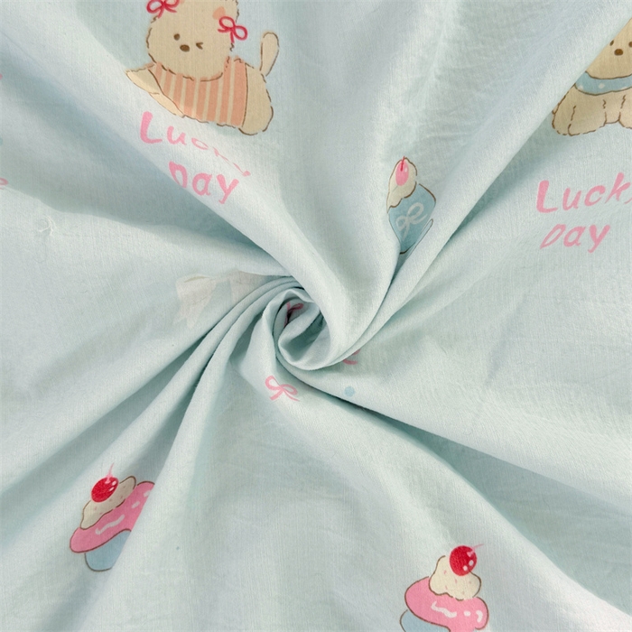 91家纺网 家纺一手货源 找家纺 梦舒羽 2025新款云感双层纱双人花边枕套情侣双人1.5m枕芯套1.8床枕头套 甜心小狗