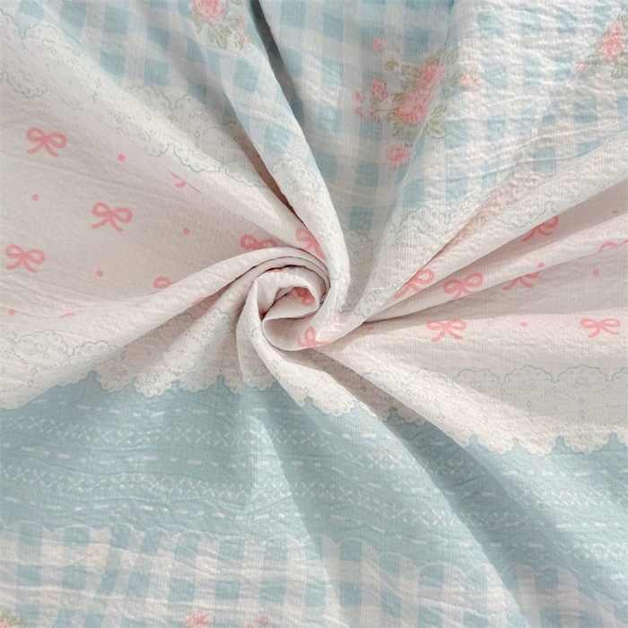 91家纺网 家纺一手货源 找家纺 梦舒羽 2025新款云感双层纱双人花边枕套情侣双人1.5m枕芯套1.8床枕头套 浮生若梦